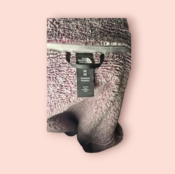 The North Face Women's Osito Full Zip Fleece Jacket Purple/Gray Soft Outdoor - Picture 3 of 3